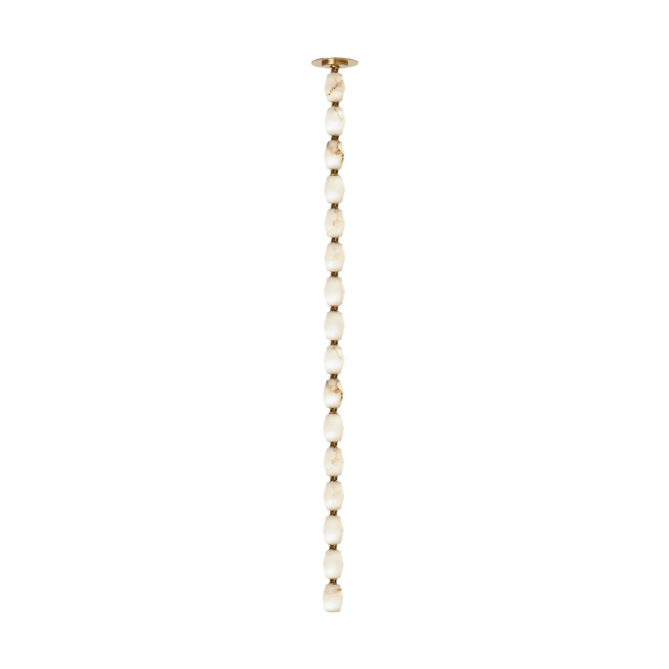 Collier Alabaster 48 Pendant, a premium Pendant light by Visual Comfort & Co. Close - up image of its design.
