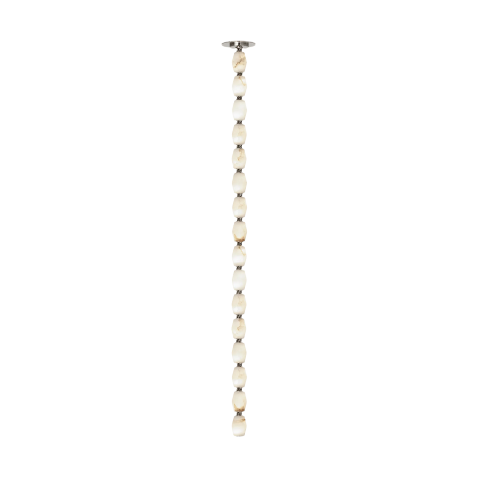 Collier Alabaster 48 Pendant, a premium Pendant light by Visual Comfort & Co. Close - up image of its design.