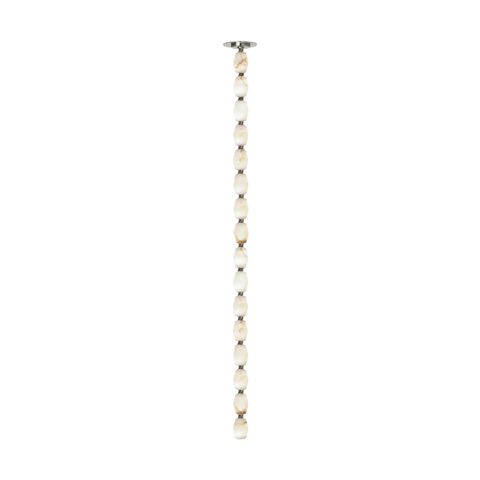 Collier Alabaster 48 Pendant, a premium Pendant light by Visual Comfort & Co. Close - up image of its design.