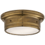 Hand-Rubbed Antique Brass / Біле скло