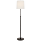 Bryant Floor Lamp in Bronze with Linen Shade