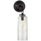 Katie Small Cylinder Sconce, a premium Bath light by VCGallery Italy. Close - up image of its design.