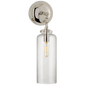 Katie Small Cylinder Sconce, a premium Bath light by VCGallery Italy. Close - up image of its design.