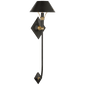 Turlington XL Sconce in Bronze and Hand-Rubbed Antique Brass with Bronze Shade