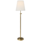 Bryant Table Lamp in Hand-Rubbed Antique Brass with Linen Shade