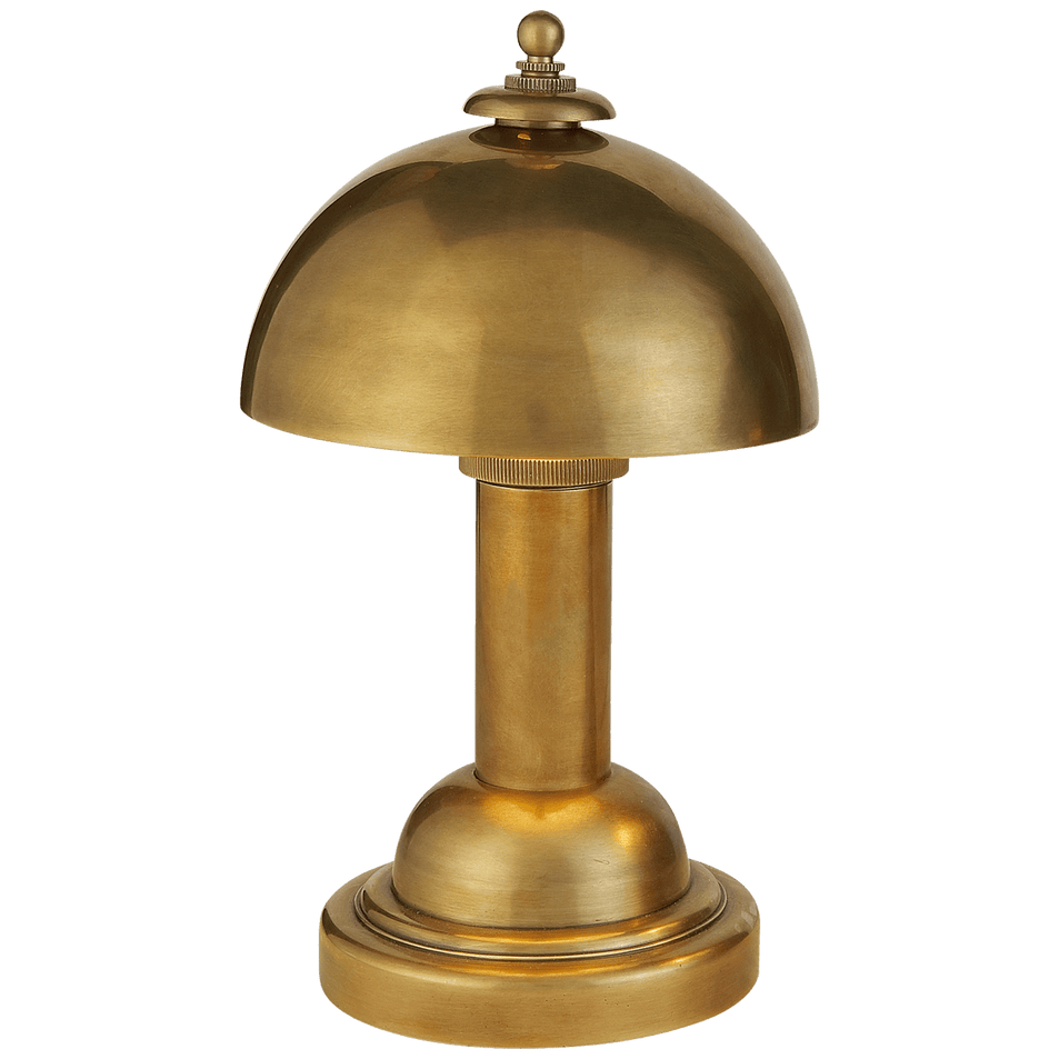 Totie Task Lamp in Hand-Rubbed Antique Brass