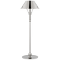 Turlington Medium Table Lamp in Polished Nickel with Polished Nickel Shade