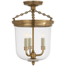 Hand-Rubbed Antique Brass / Прозоре скло