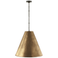 Goodman Large Hanging Lamp, a premium Pendant light by Visual Comfort & Co. Close - up image of its design.