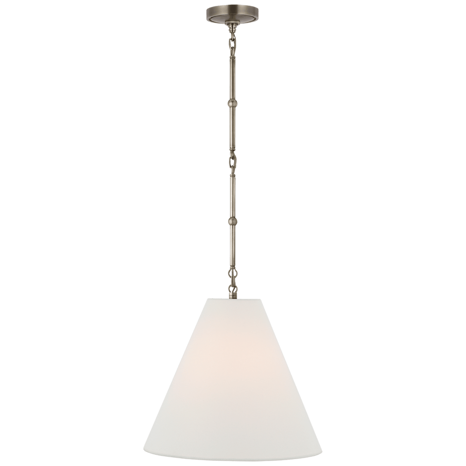 Goodman Small Hanging Light, a premium Pendant light by Visual Comfort & Co. Close - up image of its design.