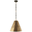 Bronze with Antique Brass / 12,1 см x 38,1 см x 32,4 см, антична латунь
