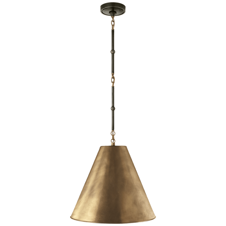 Goodman Small Hanging Light, a premium Pendant light by VCGallery Italy. Close - up image of its design.
