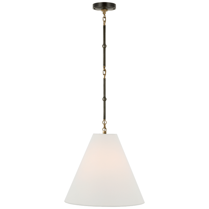 Goodman Small Hanging Light, a premium Pendant light by Visual Comfort & Co. Close - up image of its design.