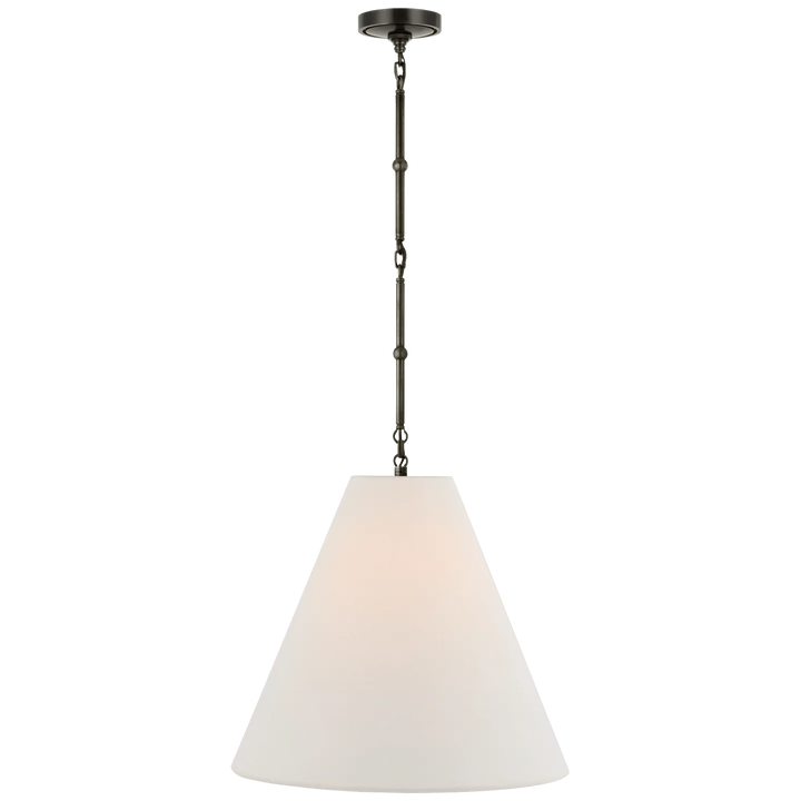 Goodman Small Hanging Light, a premium Pendant light by Visual Comfort & Co. Close - up image of its design.
