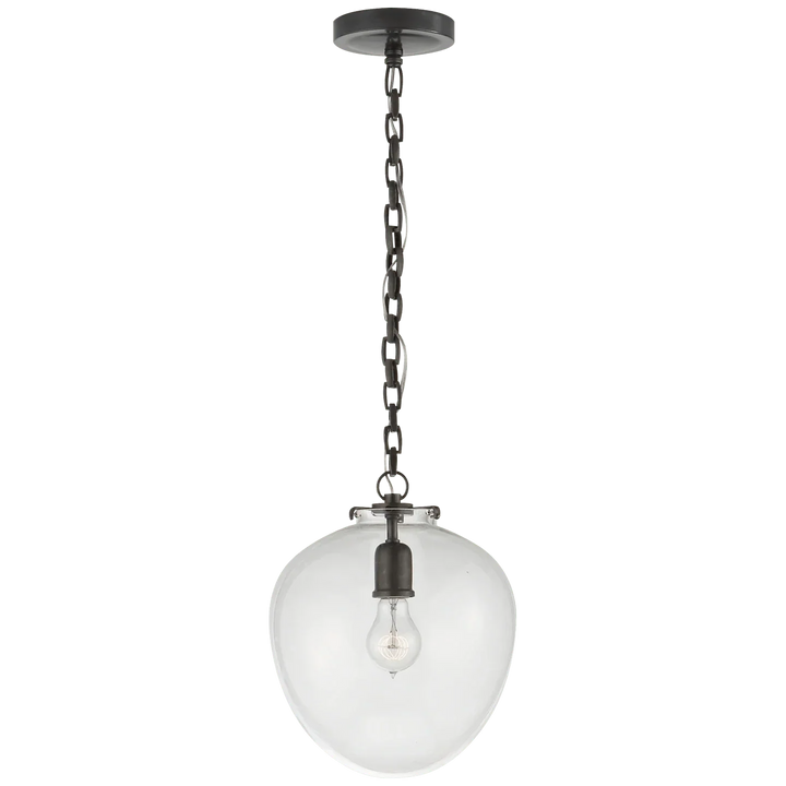 Katie Acorn Pendant, a premium Pendant light by Visual Comfort. Close - up image of its design.