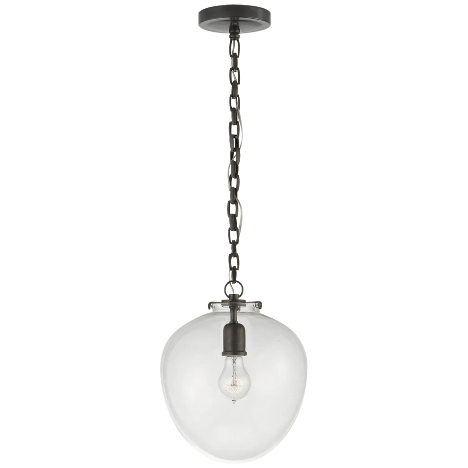 Katie Acorn Pendant, a premium Pendant light by Visual Comfort. Close - up image of its design.