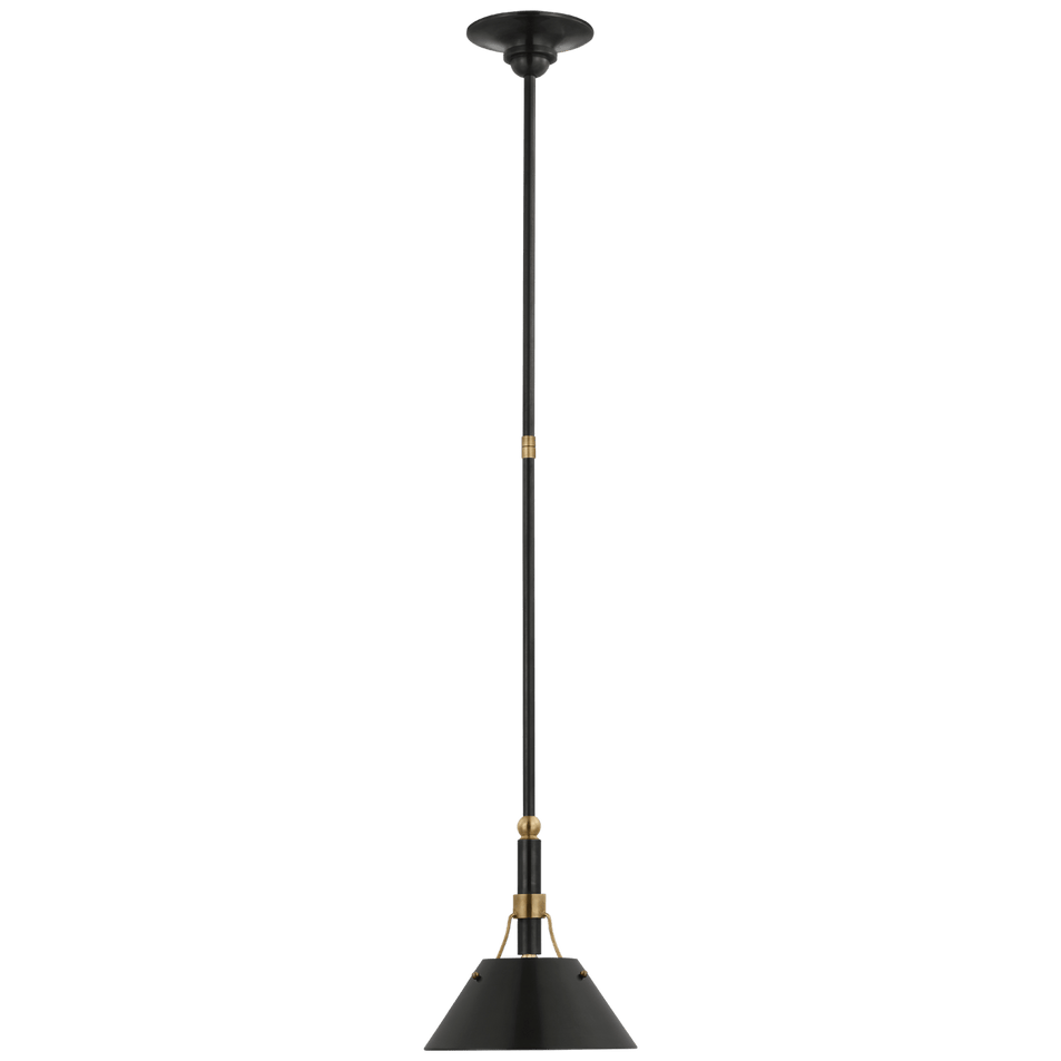 Turlington Small Pendant, a premium Pendant light by Visual Comfort & Co. Close - up image of its design.