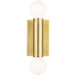 Beckham Modern Double Sconce in Burnished Brass
