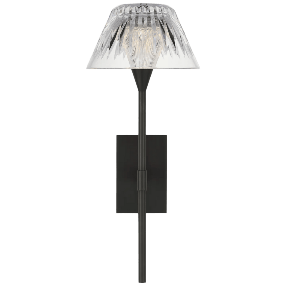 Blaze 14" Sconce, a premium Decorative light by Visual Comfort & Co. Close - up image of its design.
