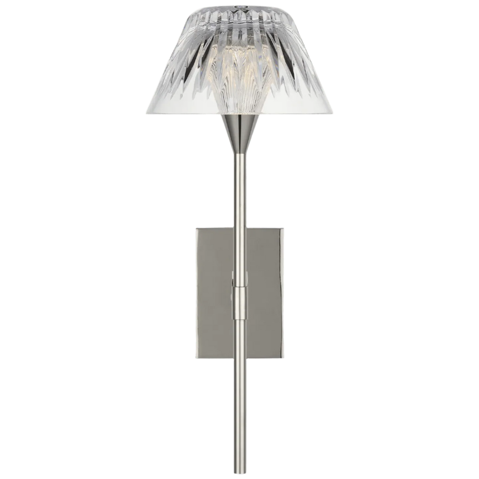 Blaze 14" Sconce, a premium Decorative light by Visual Comfort & Co. Close - up image of its design.