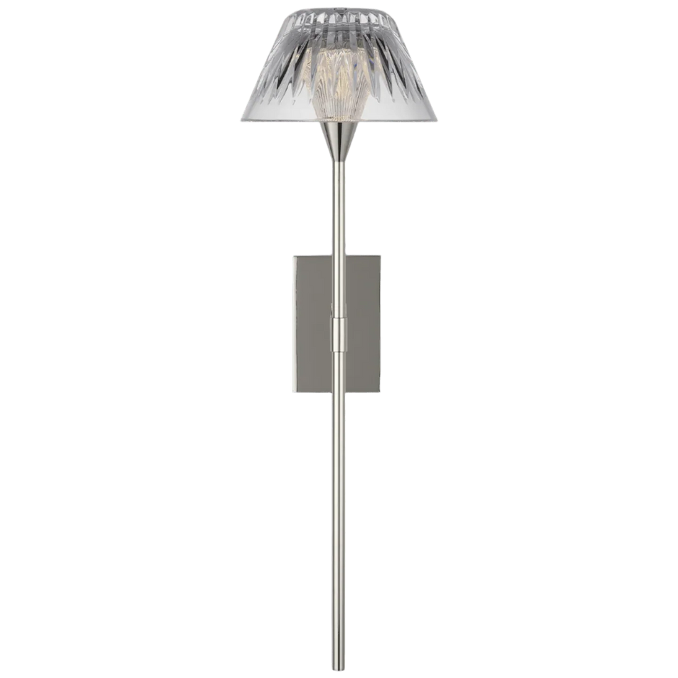 Blaze 19" Tail Sconce, a premium Decorative light by Visual Comfort & Co. Close - up image of its design.