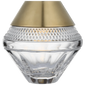 Copper Coast 5" Rechargeable Accent Lamp, a premium Decorative light by Visual Comfort & Co. Close - up image of its design.