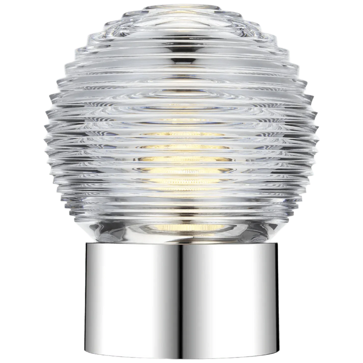 Circon 7" Rechargeable Accent Lamp, a premium Decorative light by Visual Comfort & Co. Close - up image of its design.