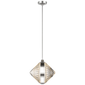 Copper Coast 15" Olive Cut Pendant, a premium Pendant light by Visual Comfort & Co. Close - up image of its design.