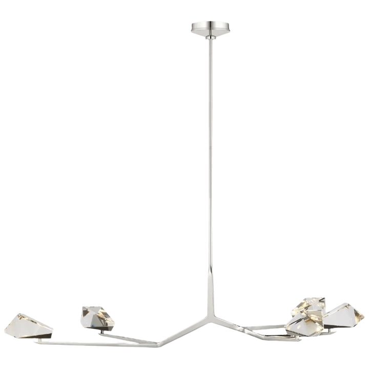 Carraig 53" 5 Light Chandelier, a premium Chandelier light by Visual Comfort & Co. Close - up image of its design.