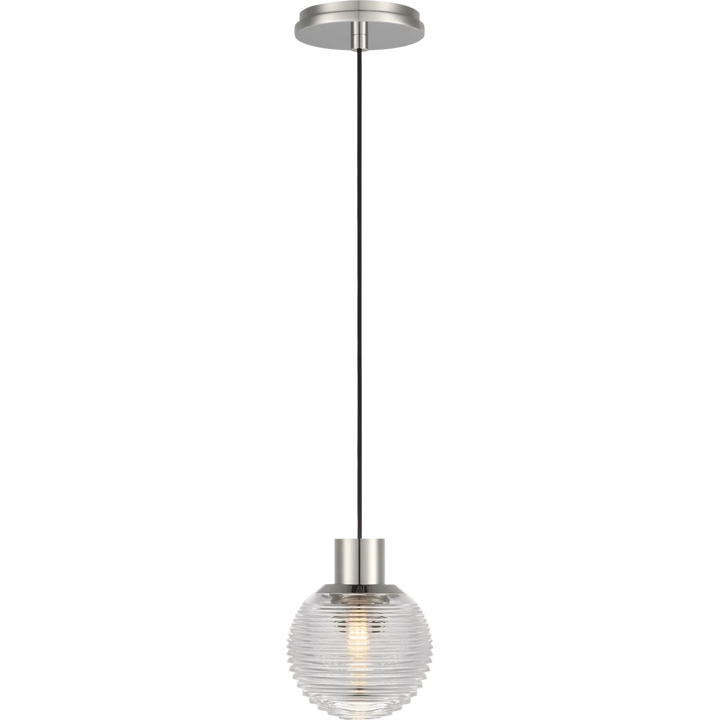 Circon 5" Mini Pendant, a premium Pendant light by Visual Comfort & Co. Close - up image of its design.