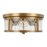 Alec Flush Mount, a premium Flush Mount light by Visual Comfort & Co. Close - up image of its design.