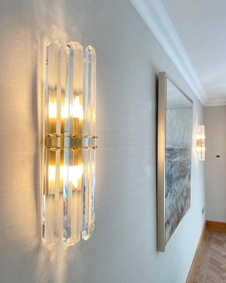 Bonnington Tall Sconce, a premium Decorative light by Visual Comfort & Co. Close - up image of its design.