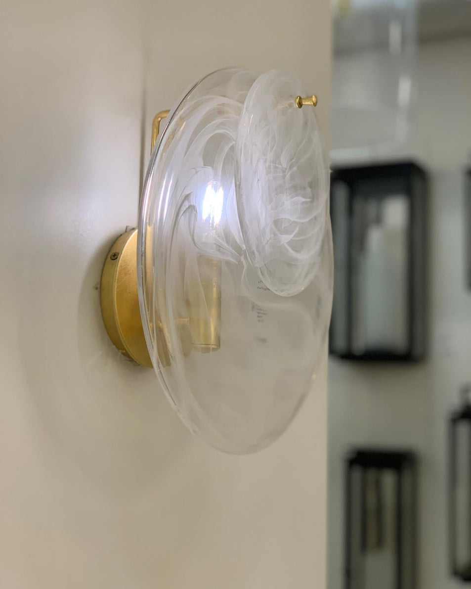 Loire Small Sconce, a premium Decorative light by Visual Comfort & Co. Close - up image of its design.