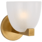 Carola Single Sconce, a premium Bath light by Visual Comfort & Co. Close - up image of its design.