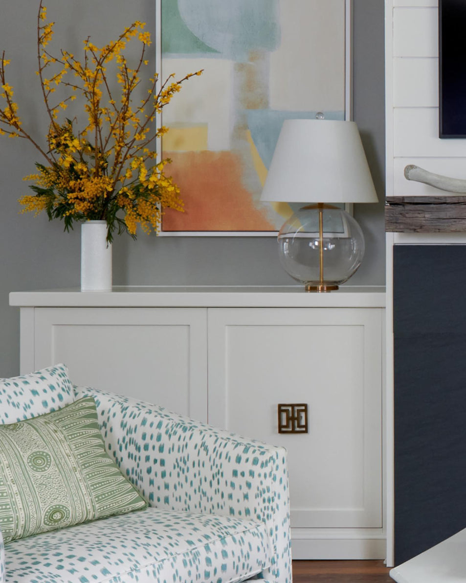 Morton Table Lamp, a premium Decorative light by Visual Comfort & Co. Close - up image of its design.