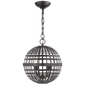 Mill Small Globe Lantern, a premium Pendant light by Visual Comfort & Co. Close - up image of its design.