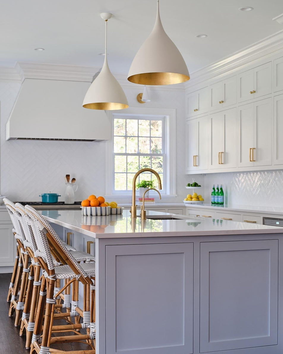 Agnes Medium Pendant, a premium Pendant light by Visual Comfort & Co. Close - up image of its design.
