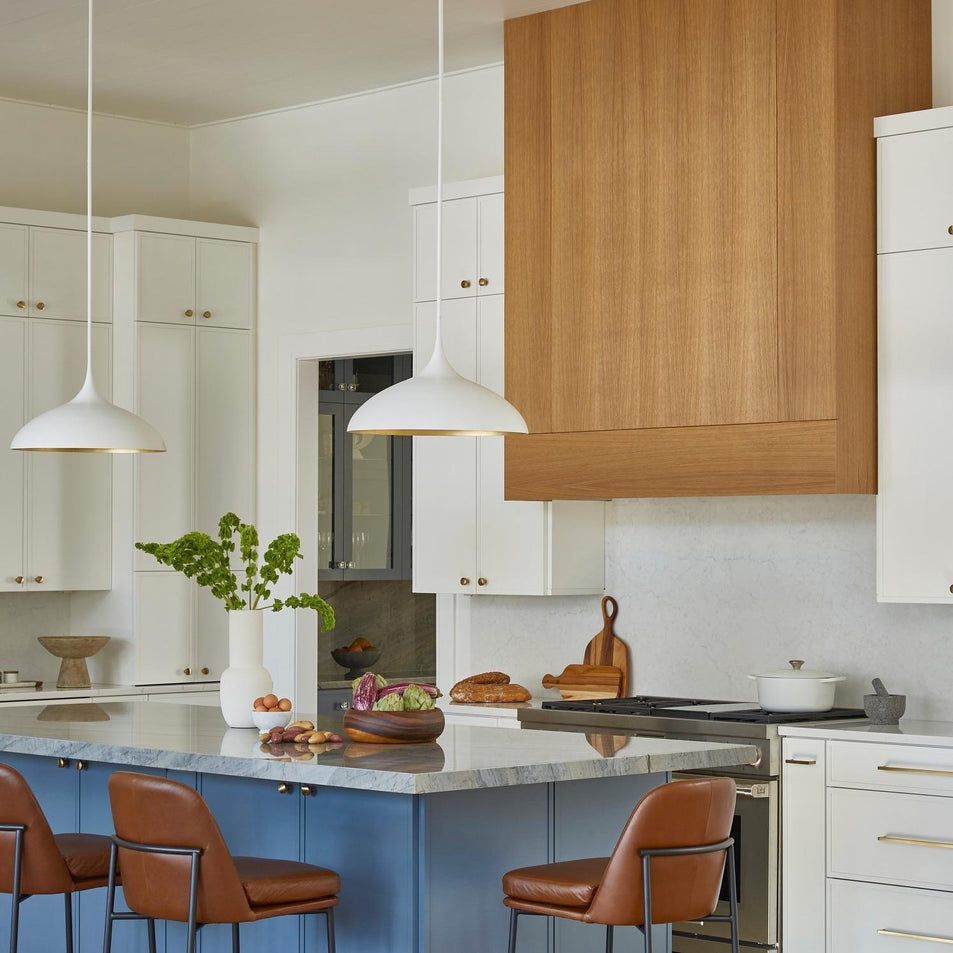 Agnes Large Pendant, a premium Pendant light by Visual Comfort & Co. Close - up image of its design.