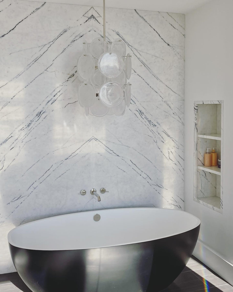 Loire Medium Barrel Chandelier, a premium Chandelier light by Visual Comfort & Co. Close - up image of its design.