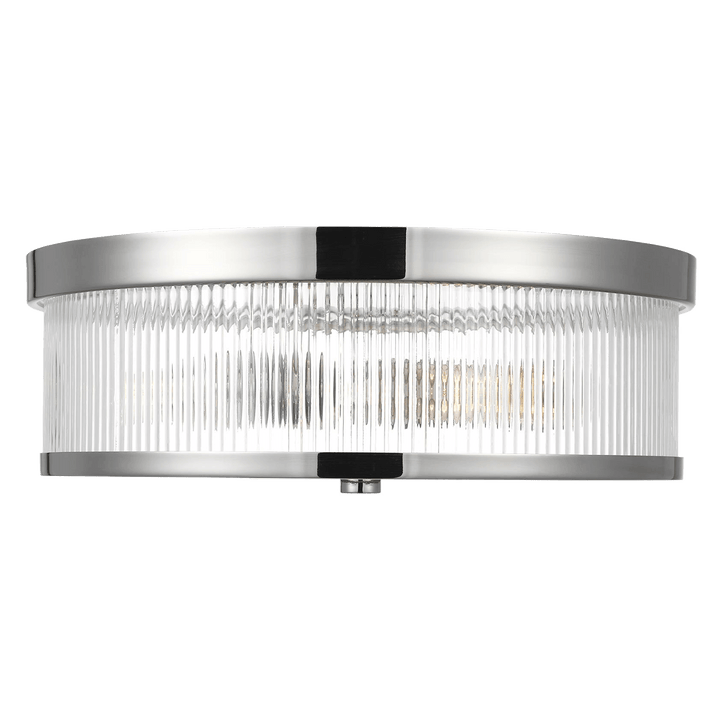 Geneva Flush Mount, a premium Flush Mount light by Visual Comfort & Co. Close - up image of its design.