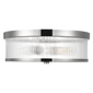 Geneva Flush Mount, a premium Flush Mount light by Visual Comfort & Co. Close - up image of its design.