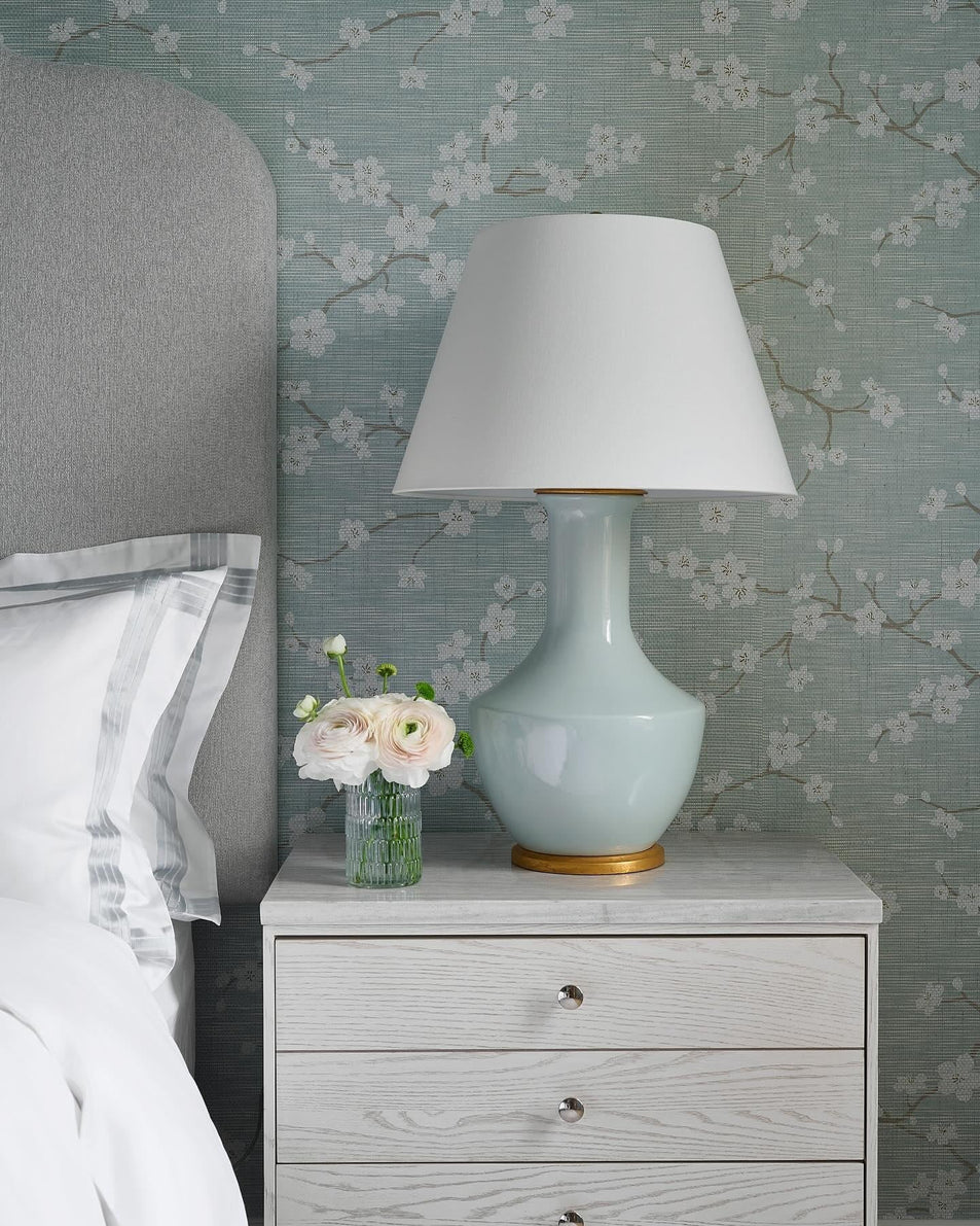 Lambay Table Lamp, a premium Decorative light by Visual Comfort & Co. Close - up image of its design.