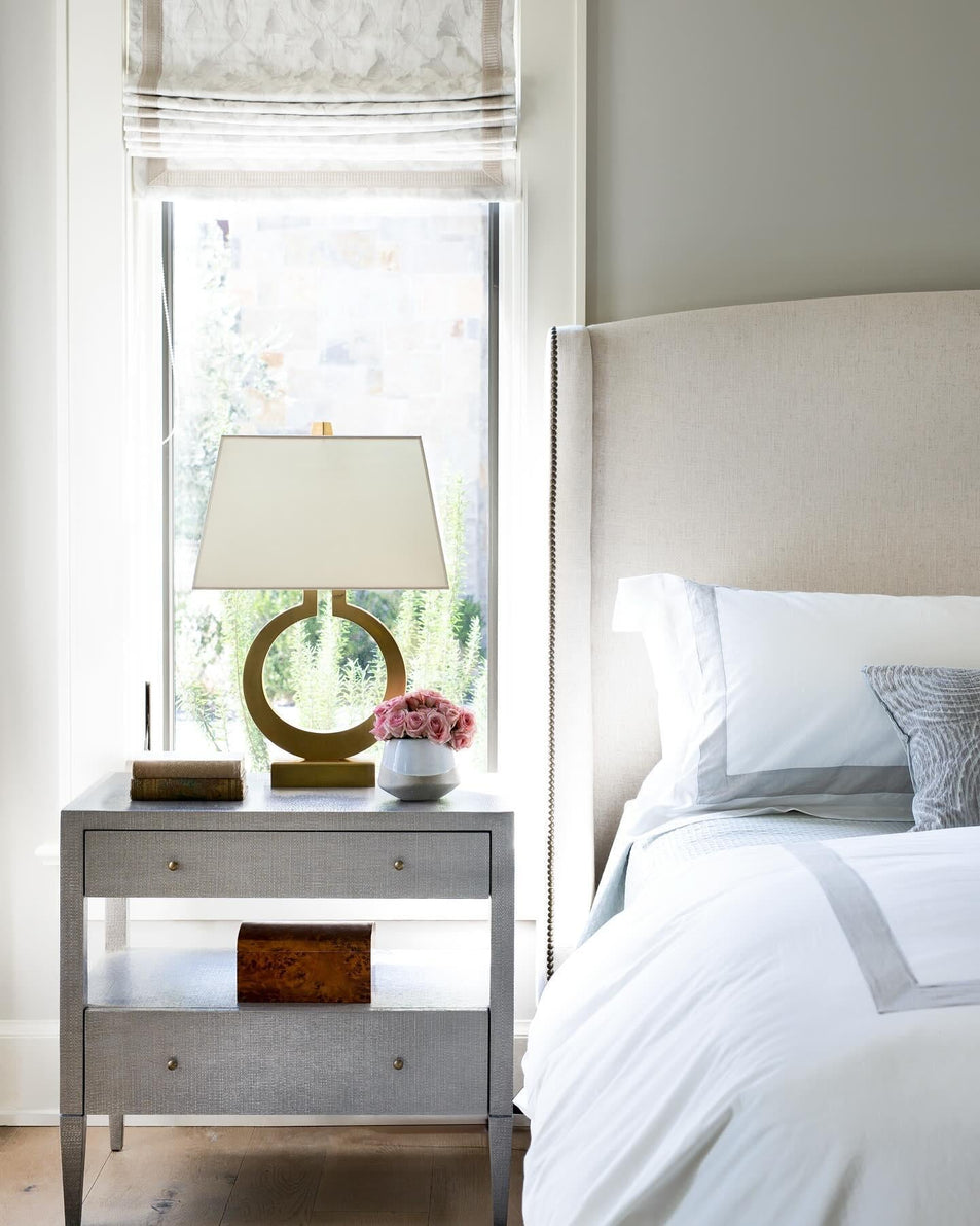 Ring Form Large Table Lamp, a premium Decorative light by Visual Comfort & Co. Close - up image of its design.