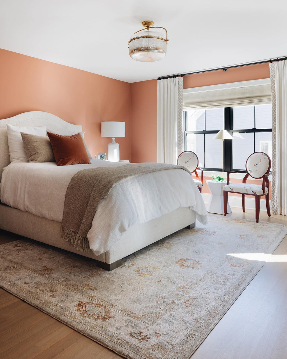 Lorford Medium Semi - Flush Lantern, a premium Lantern light by Visual Comfort & Co. Close - up image of its design.