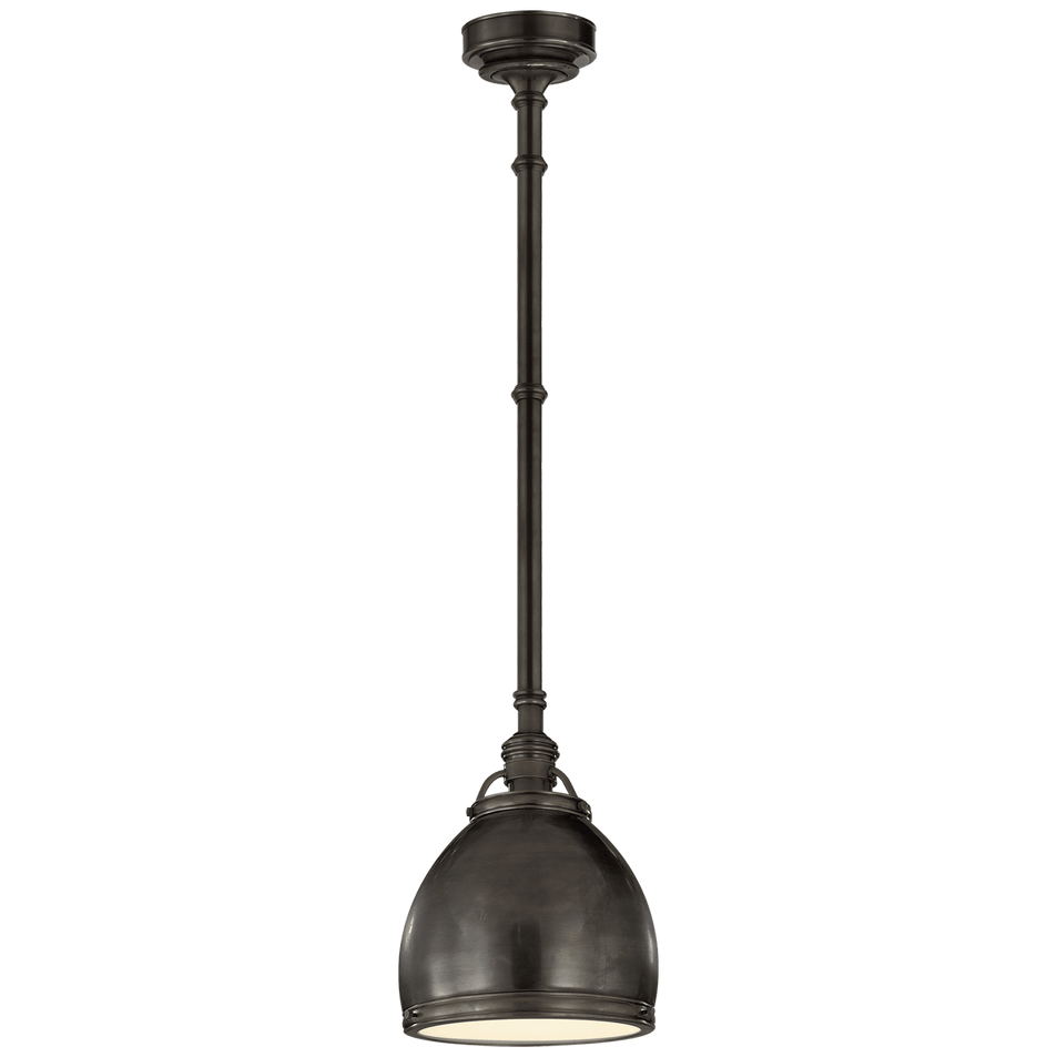 Sloane Single Pendant, a premium Pendant light by Visual Comfort & Co. Close - up image of its design.