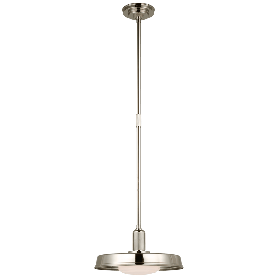 Ruhlmann 14" Factory Pendant, a premium Pendant light by Visual Comfort & Co. Close - up image of its design.