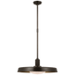 Ruhlmann 24" Factory Pendant, a premium Pendant light by Visual Comfort & Co. Close - up image of its design.