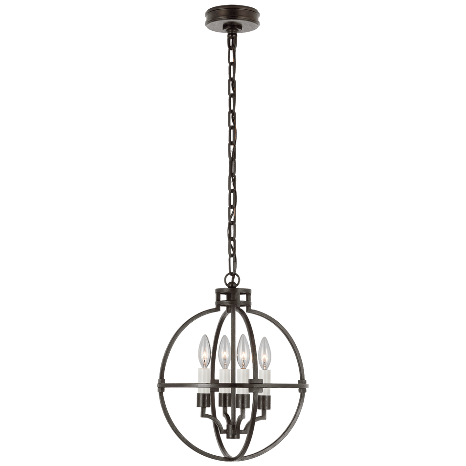 Lexie 14" Globe Lantern, a premium Lantern light by Visual Comfort & Co. Close - up image of its design.