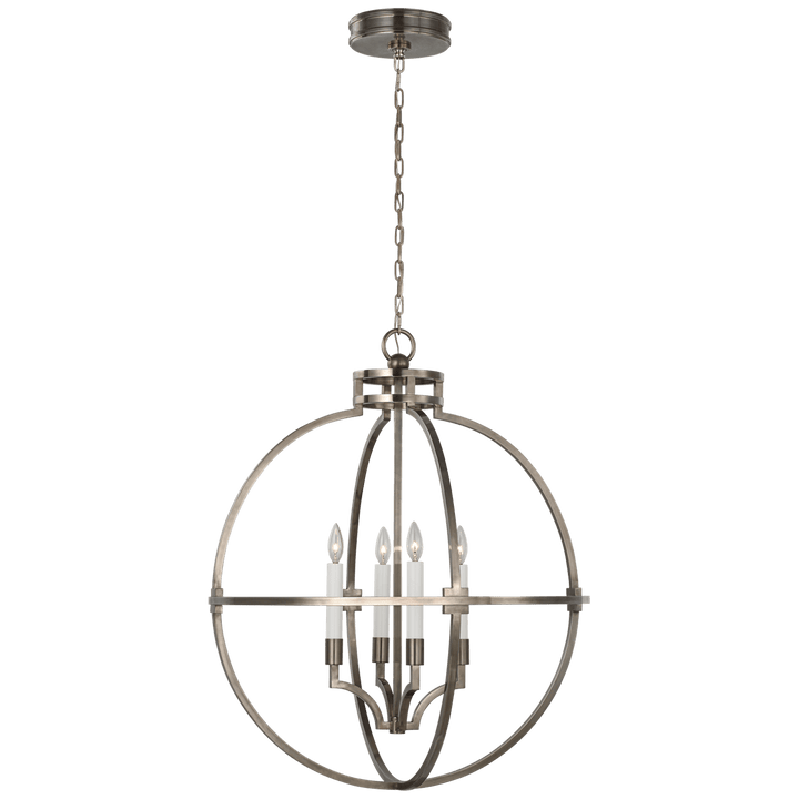 Lexie 30" Globe Lantern, a premium Lantern light by Visual Comfort & Co. Close - up image of its design.