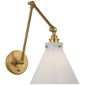 Parkington Double Library Wall Light, a premium Functional light by Visual Comfort & Co. Close - up image of its design.